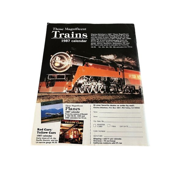 Trains Magazine "The Magazine Of Railroading" Vintage‎  November 1986 - Picture 4 of 5